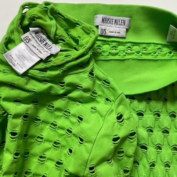 Maisie Wilen perforated turtleneck and leggings - Picture 2 of 4